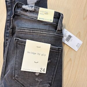 Buckle Charcoal Skinny Jeans